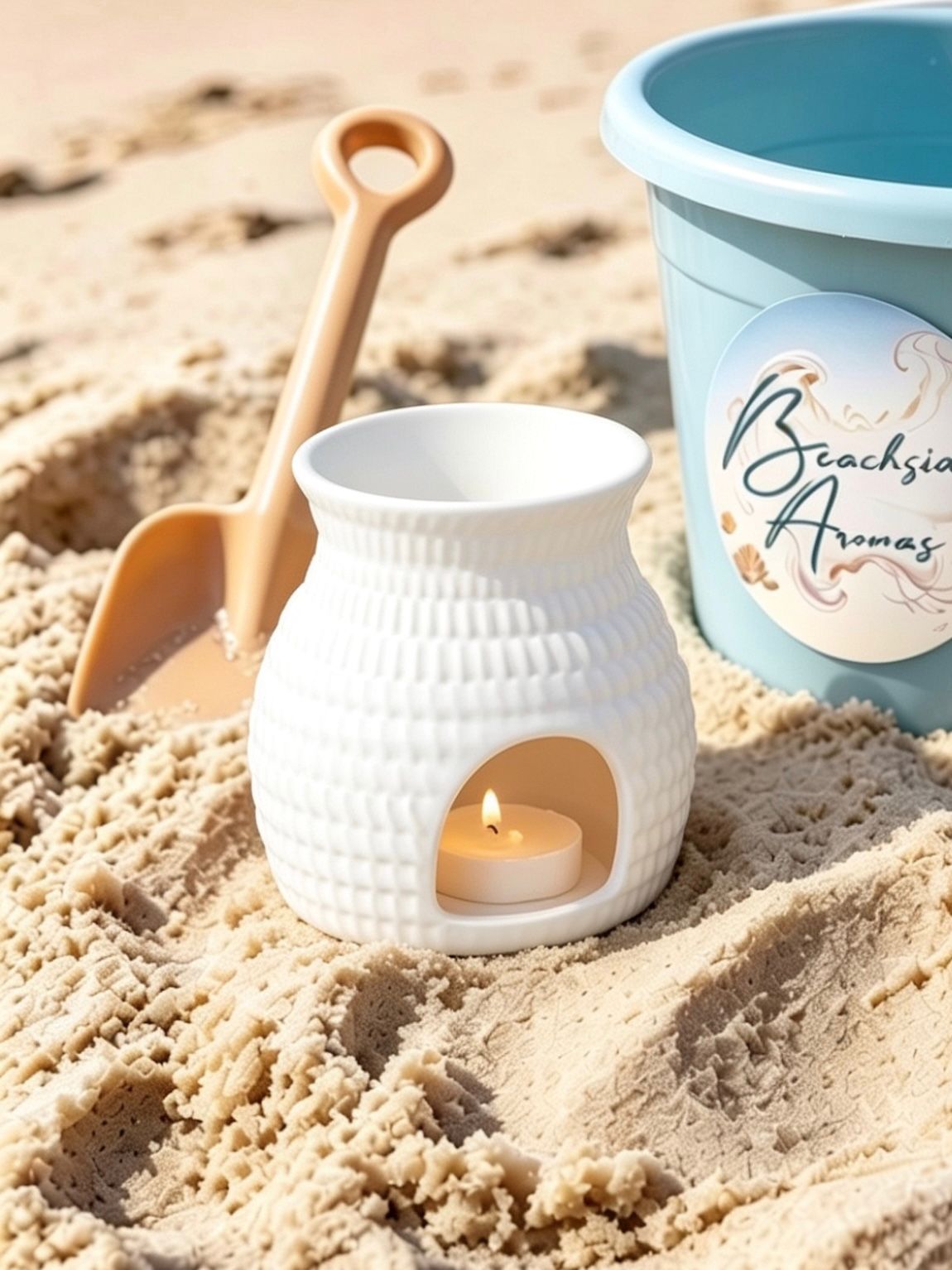 Woven Basket Effect Oil Burner